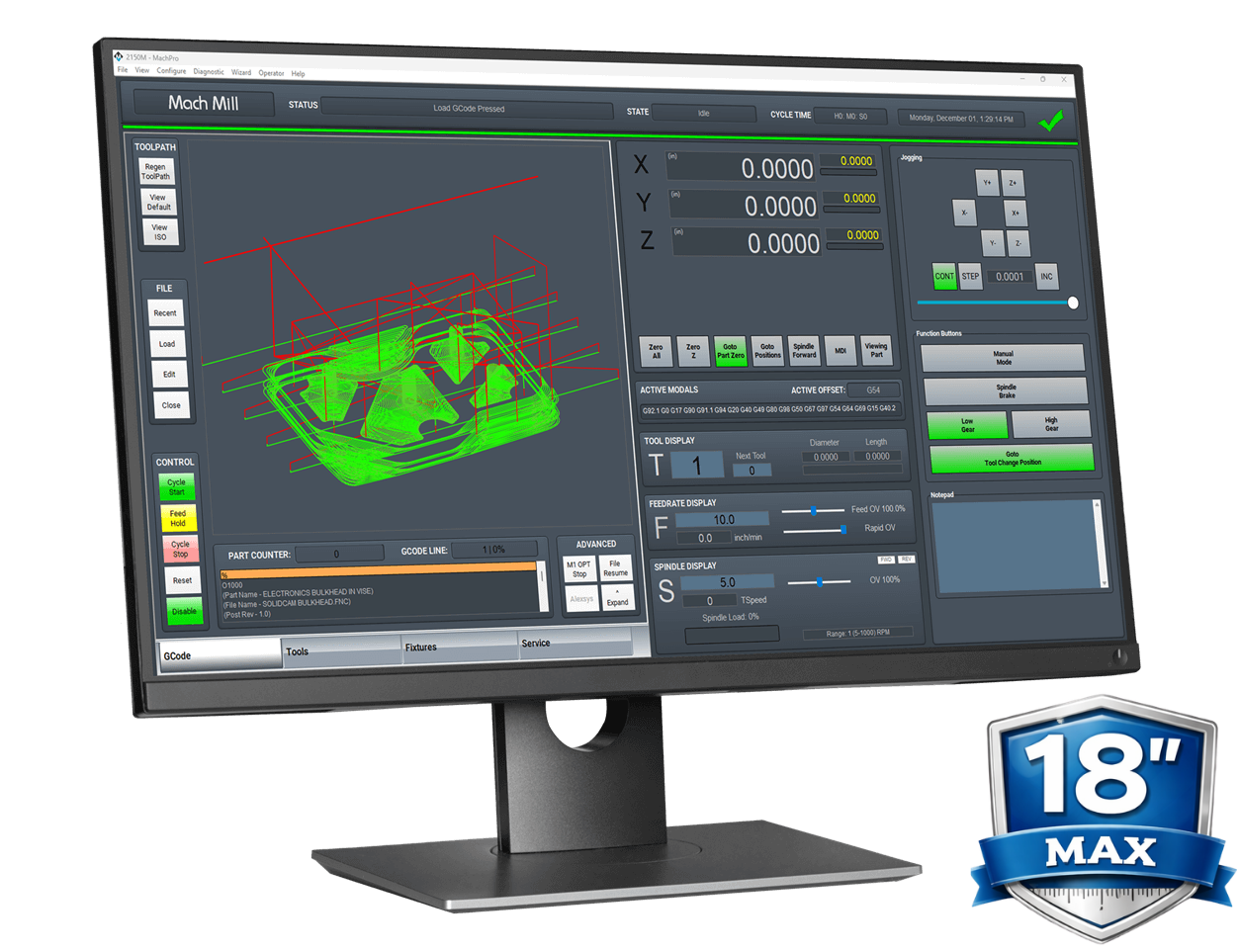 MachPro - Up to 18" (458 mm) Travel