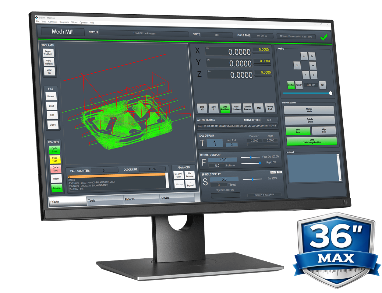 MachPro - Up to 36" (915 mm) Travel